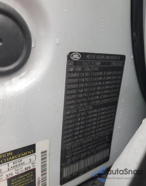 2018 Land Rover Range Rover Velar Se from USA, damaged, VIN SALYC2RV0JA705311